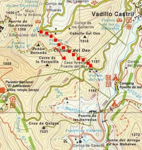 sendero del Empalme del Valle